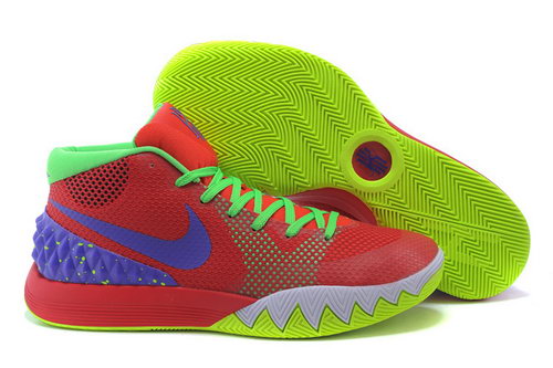 Mens Nike Kyrie 1 Red Purple Green France